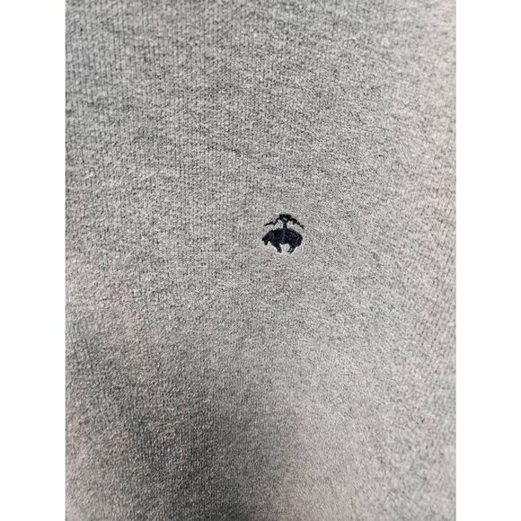Brooks Brothers Gray Quarter Zip Sweatshirt Mens Large - Picture 5 of 8